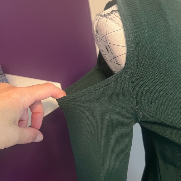 Nic + Zoe Cold Shoulder Long Sleeve Dress - Picture 3 of 9